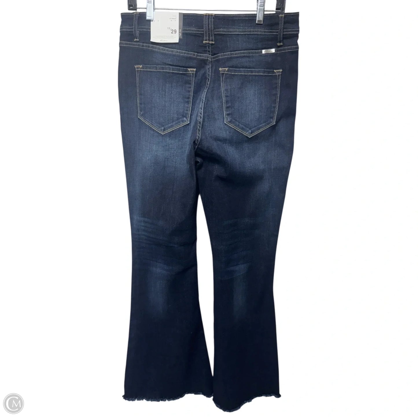 High Rise Jeans Flared By Kancan In Blue, Size: 10