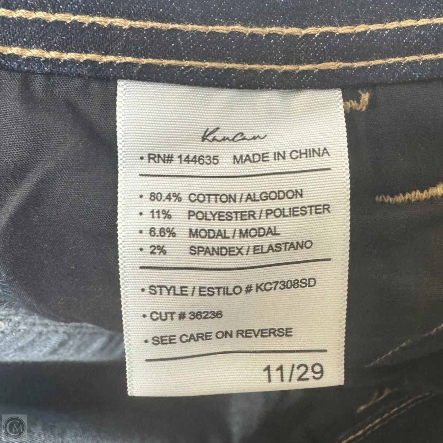 High Rise Jeans Flared By Kancan In Blue, Size: 10