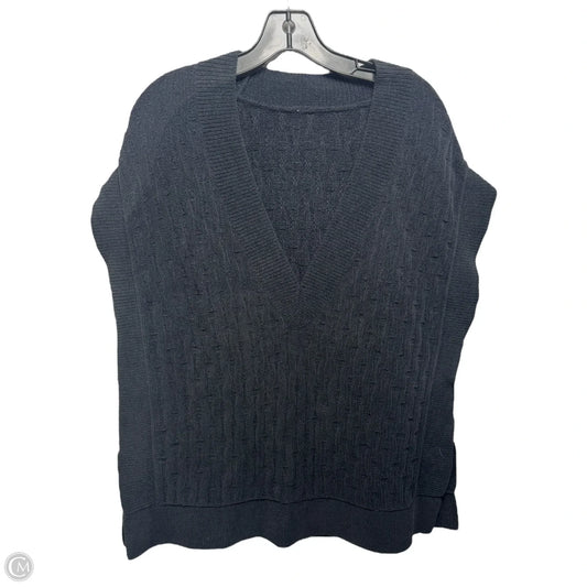 Chenille Vest Sweater By Lululemon In Black, Size: S