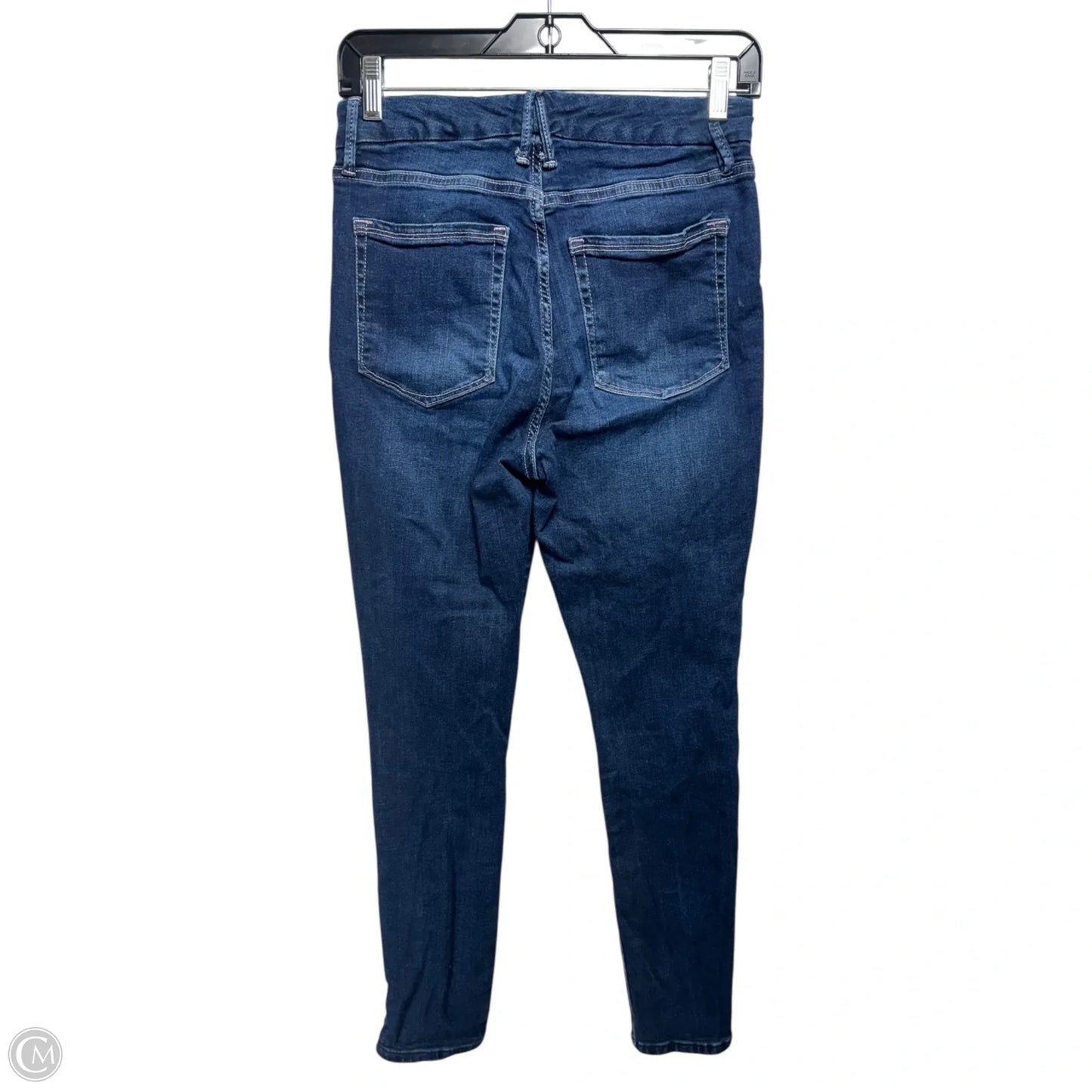 Jeans Skinny By Good American In Blue Denim, Size: 8