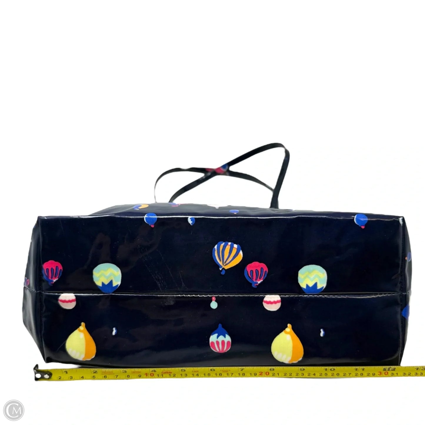 Daycation Bon Shopper Tote Designer By Kate Spade In Navy Balloon Print, Size: Medium