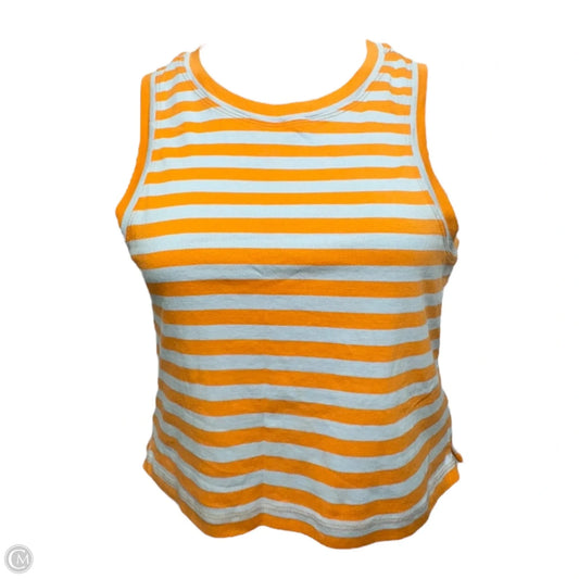 Top Sleeveless By Maeve In Striped Pattern, Size: M