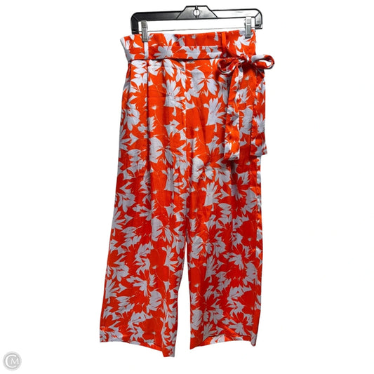 Ratti Falling Leaves Belted Dress Pants Lounge By J. Crew In Floral Print, Size: 10