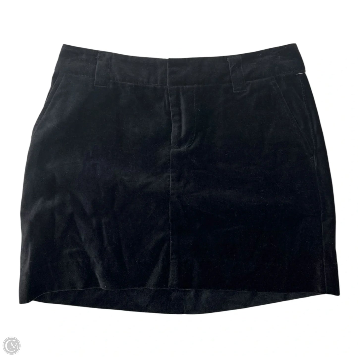 Velvet Skirt Mini & Short By Gap In Black, Size: 0