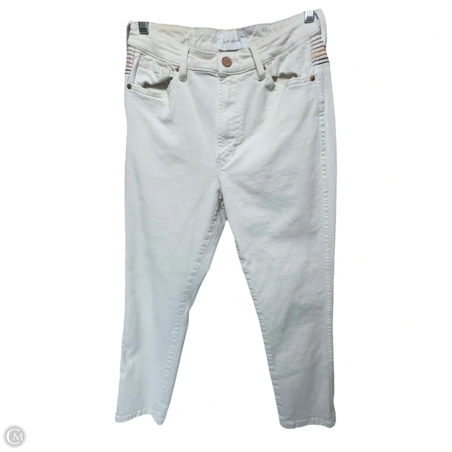 Jeans Boot Cut By Dear John In Cream, Size: 4/27