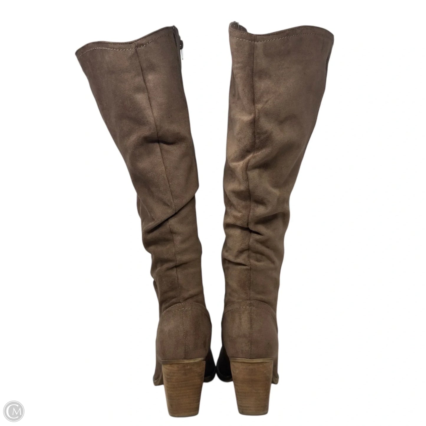 Penny Wide Slouchy Tall Boots By Very G In Tan, Size: 8.5
