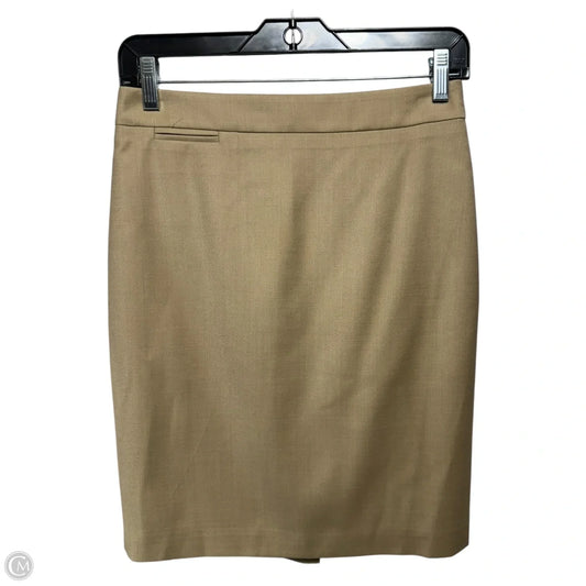 Skirt Mini & Short By Ann Taylor In Tan, Size: 2p