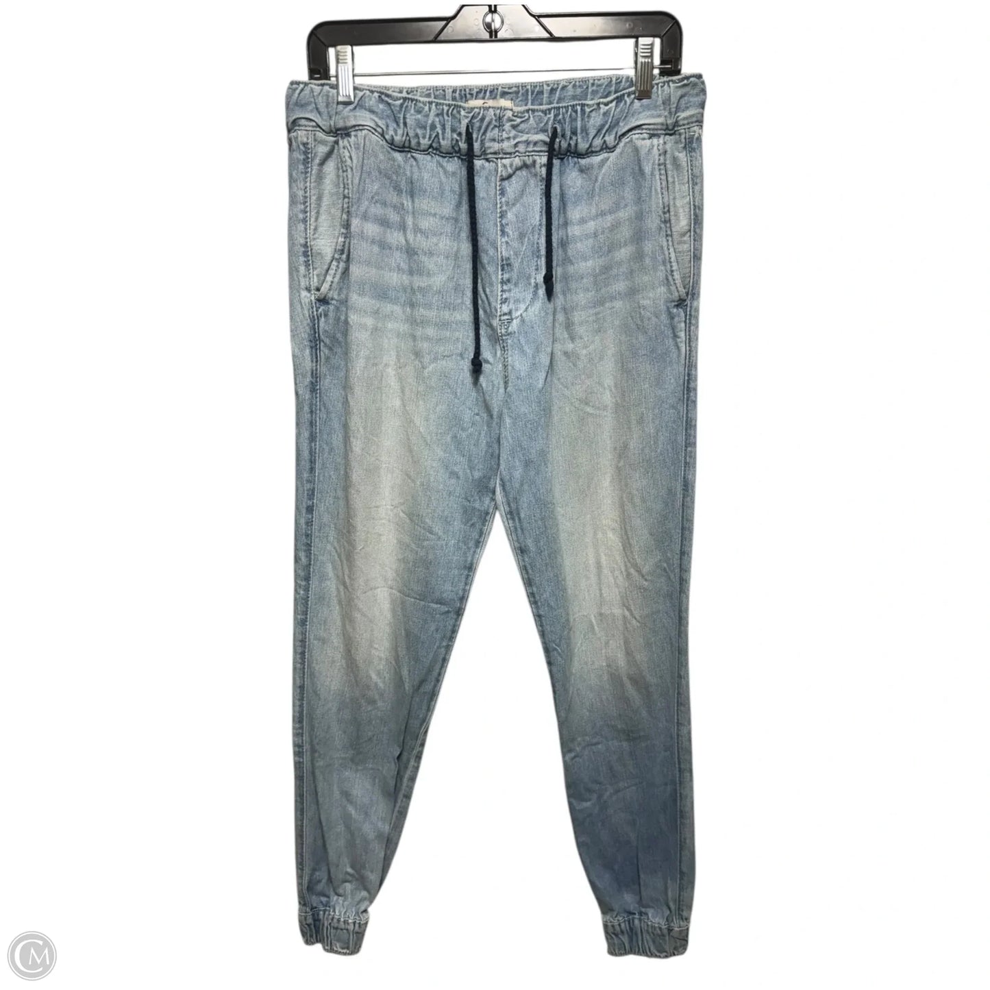 Jeans Boyfriend By Hollister In Blue Denim, Size: L