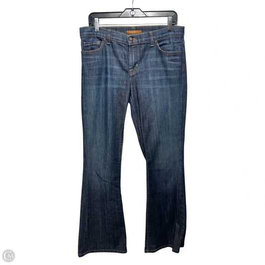 Jeans Flared By David Kahn In Blue Denim, Size: 10