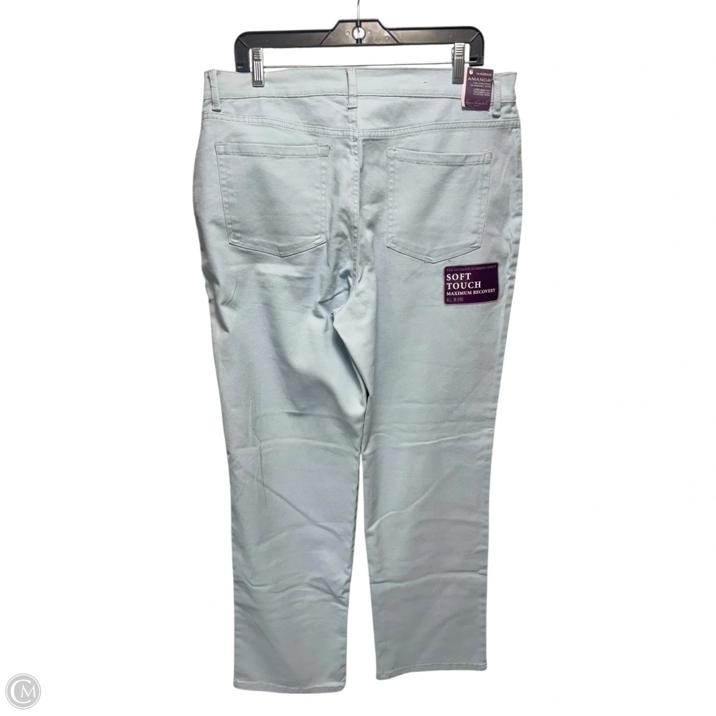 Amanda Jeans Straight By Gloria Vanderbilt In Blue, Size: 14