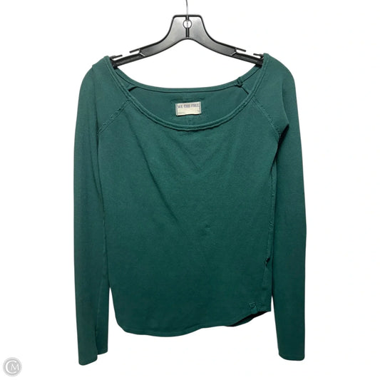 Chloe Long Sleeve Top By We The Free In Forest Green, Size: L