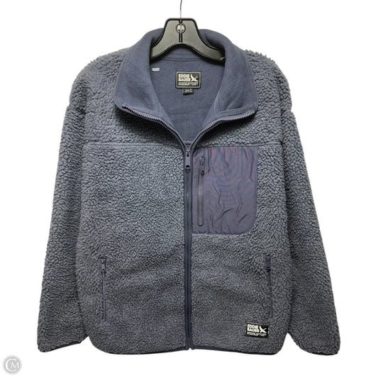 Jacket Fleece By Eddie Bauer In Purple, Size: S