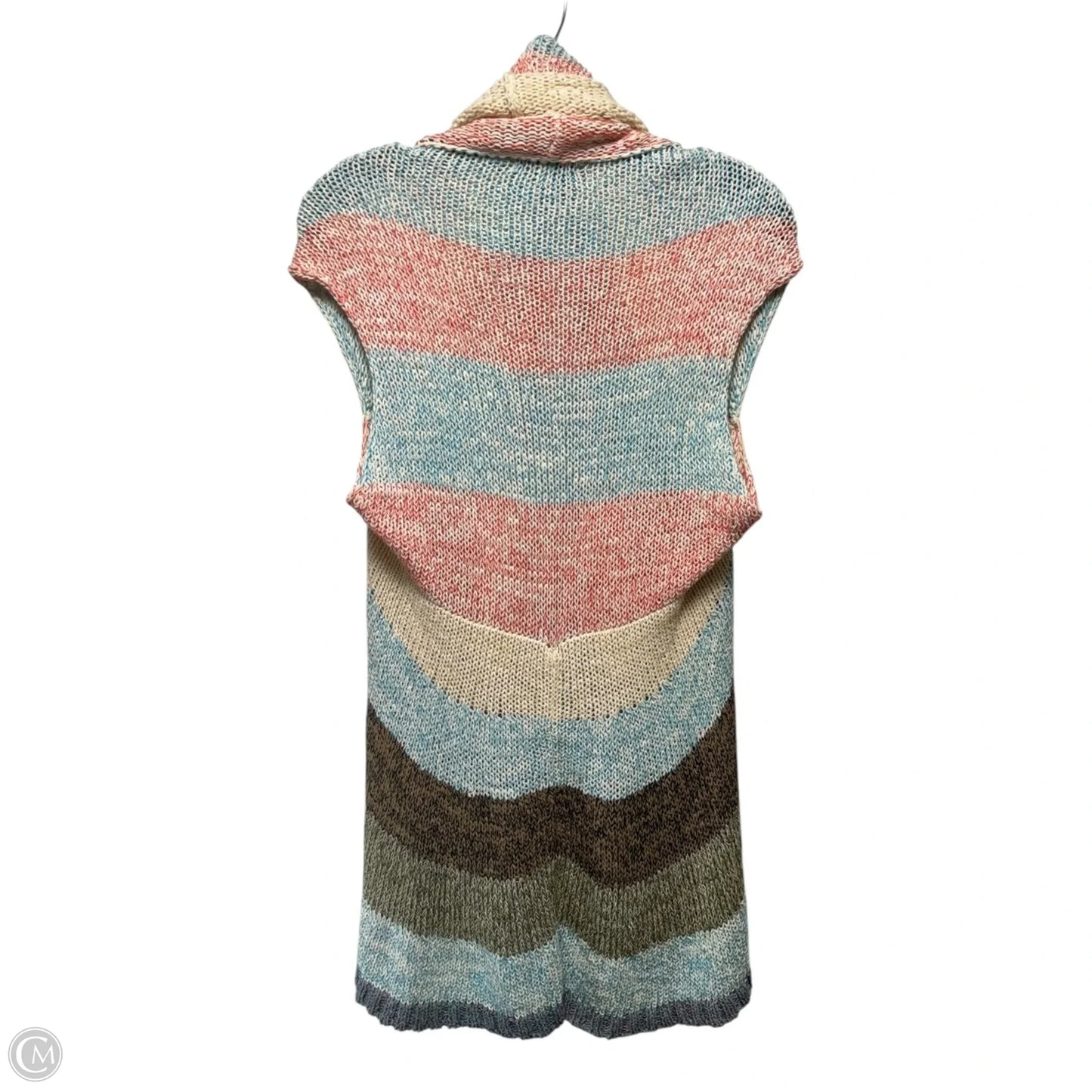 Line Up Circle Vest By Cabi In Multi-colored, Size: S