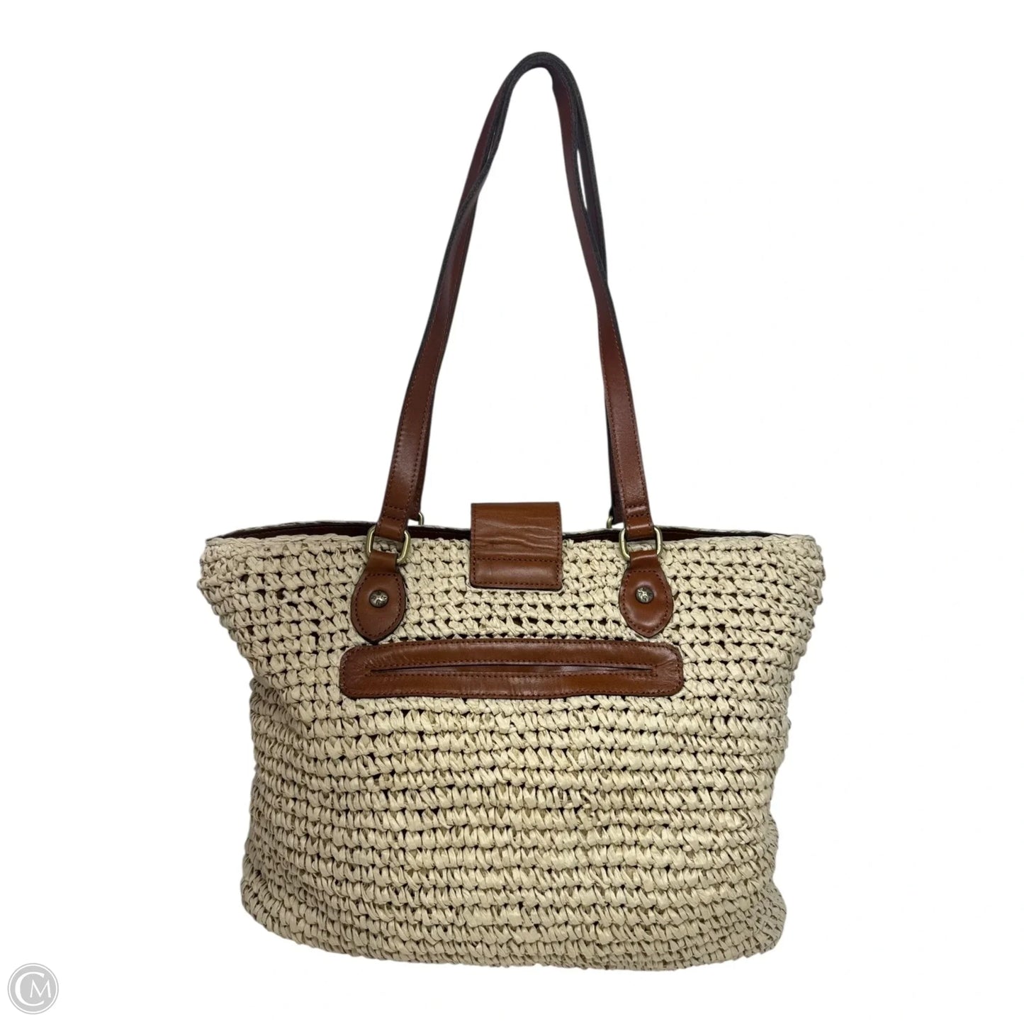 Manarola Raffia Tote Designer By Patricia Nash, Size: Large
