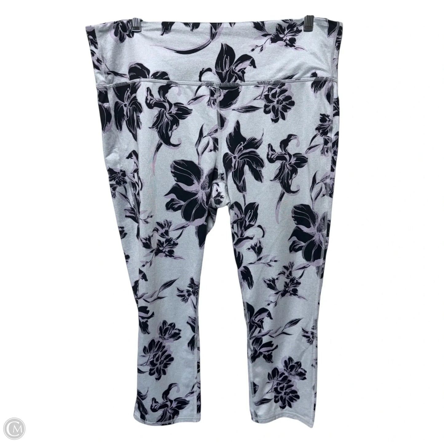 Athletic Leggings Capris By Athleta In Floral Print, Size: Xl