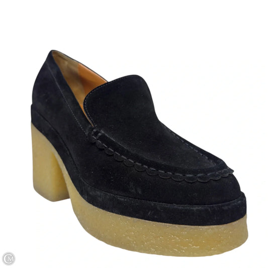 Lina Platform Loafer By Marc Fisher In Black Suede, Size: 9