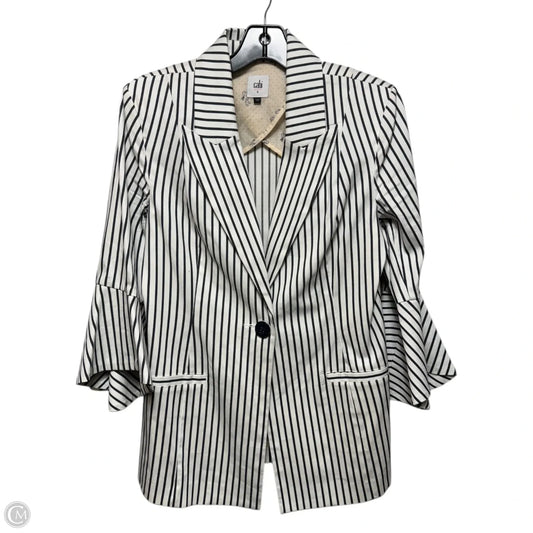 Blazer By Cabi In Striped Pattern, Size: 6