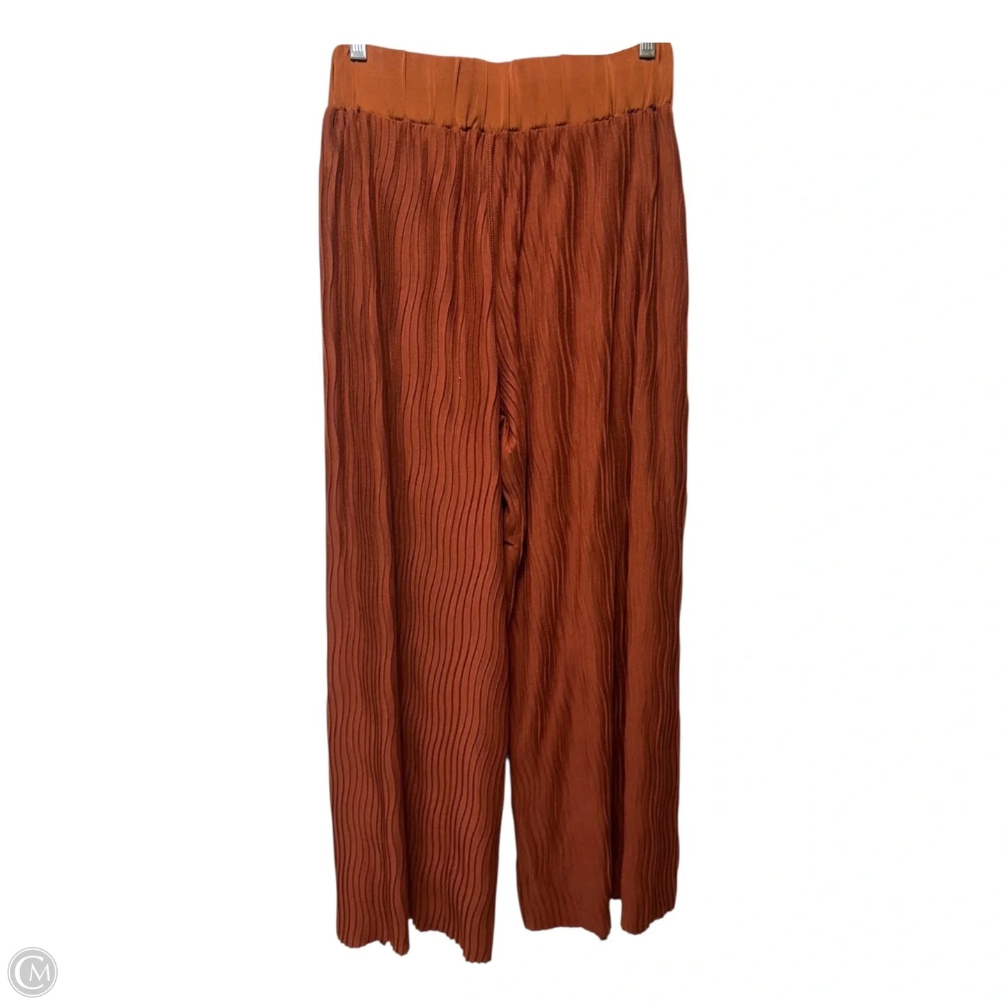 Wave Pleated Pants Lounge By Anthropologie In Copper, Size: Xs