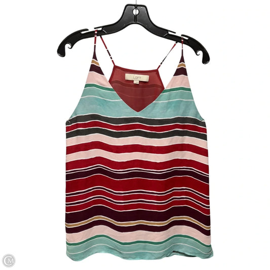 Top Sleeveless By Loft In Multi-colored, Size: S