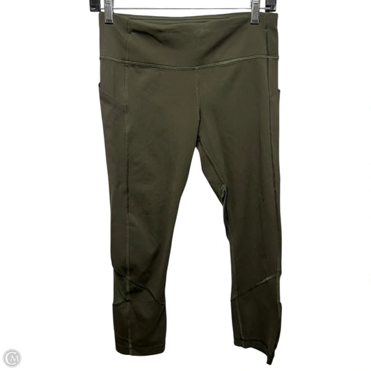 Athletic Leggings By Lululemon In Green, Size: 6