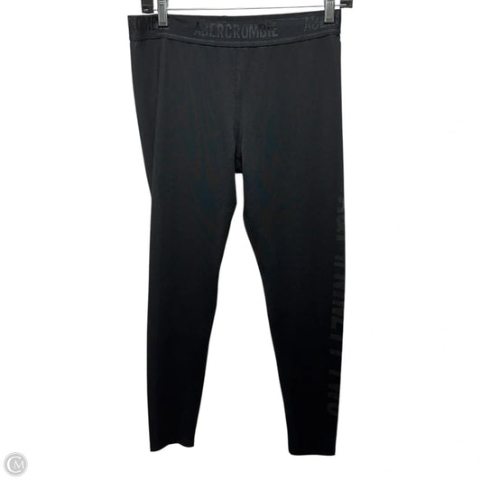 Athletic Leggings By Abercrombie And Fitch In Black, Size: M
