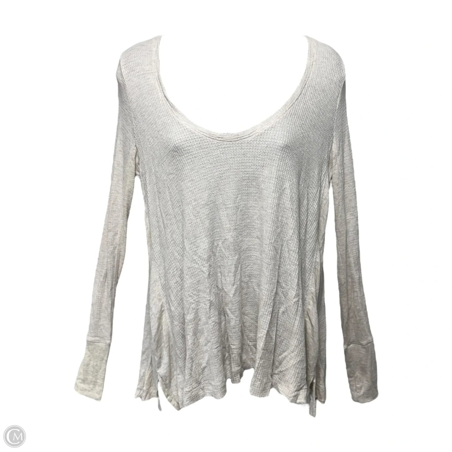 Malibu Swing Hem Thermal Top By Free People In Cream, Size: XS