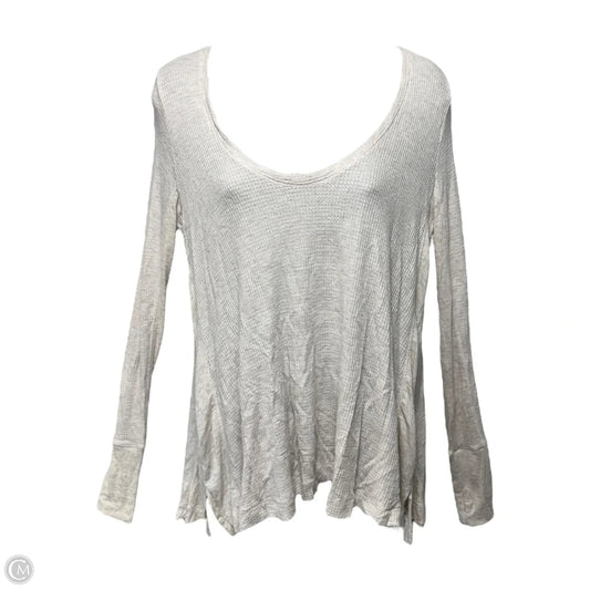 Malibu Swing Hem Thermal Top By Free People In Cream, Size: XS