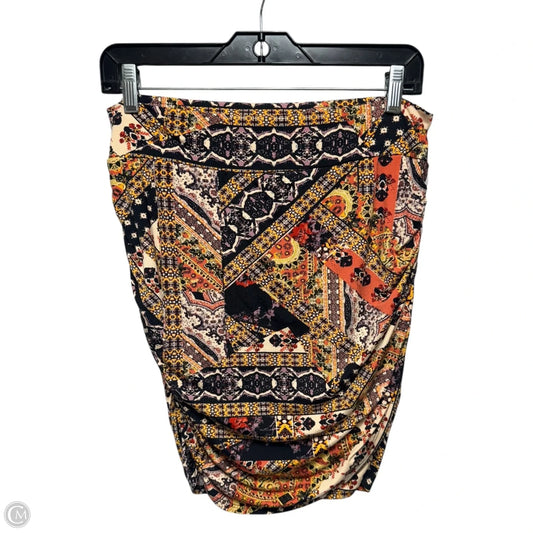 She's Something Else Mini Skirt By Free People In Multi-colored, Size: M
