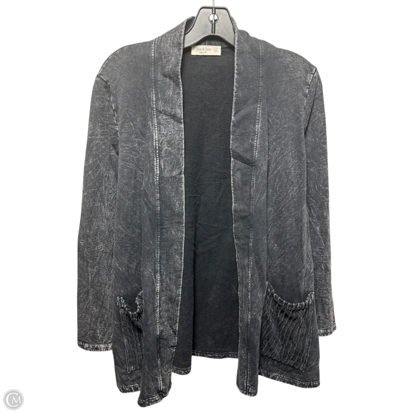 Cardigan By Jess And Jane In Grey, Size: M