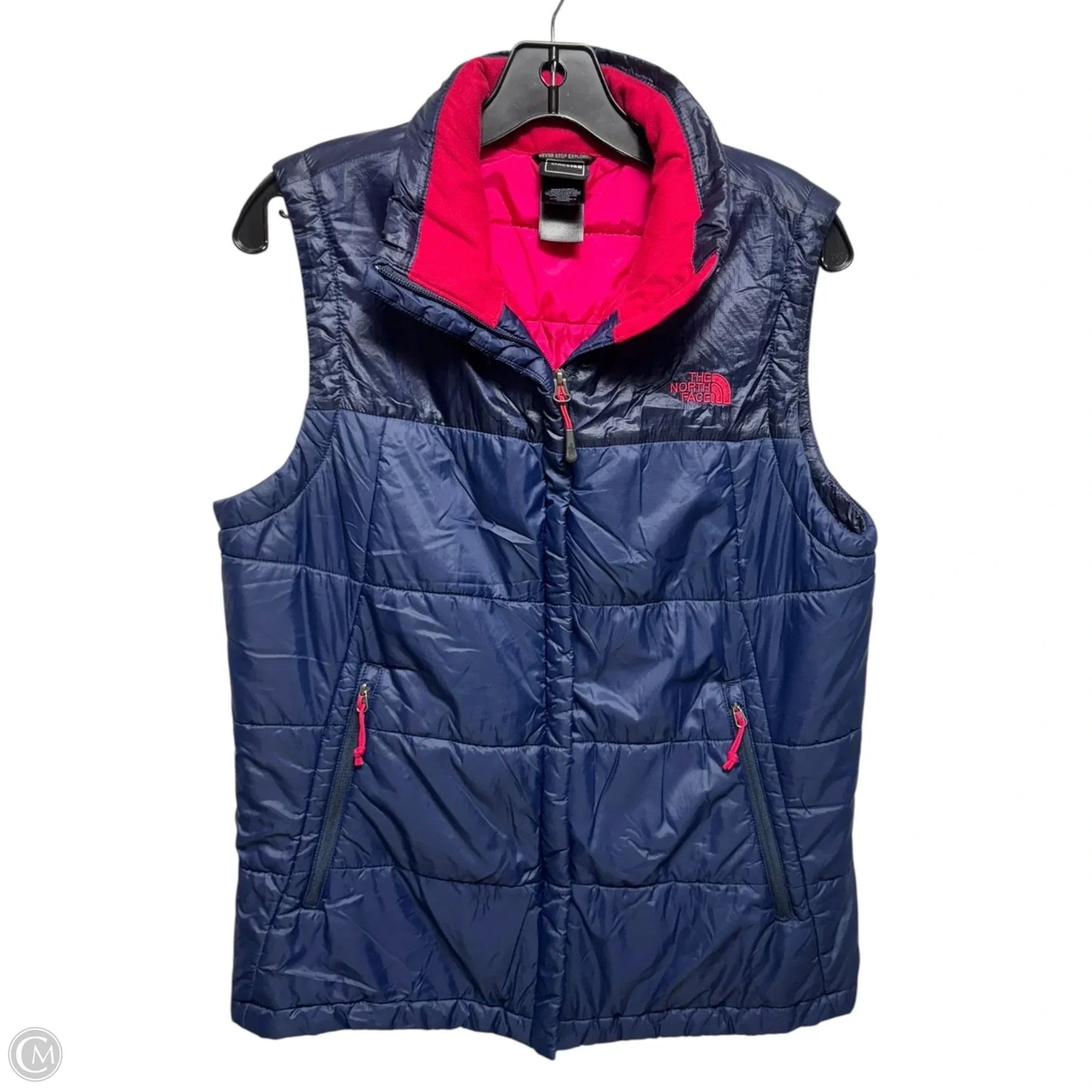 Vest Puffer & Quilted By The North Face In Blue, Size: L