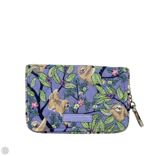 RFID Bigold Snap Wallet In Hanging Around By Vera Bradley, Size: Small
