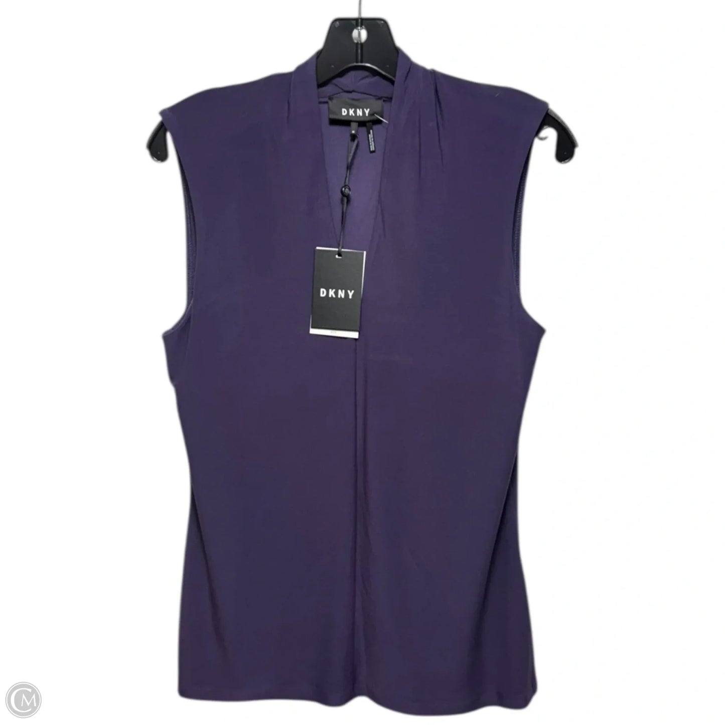 Portrait of An Artist Top Sleeveless By Dkny In Purple, Size: M