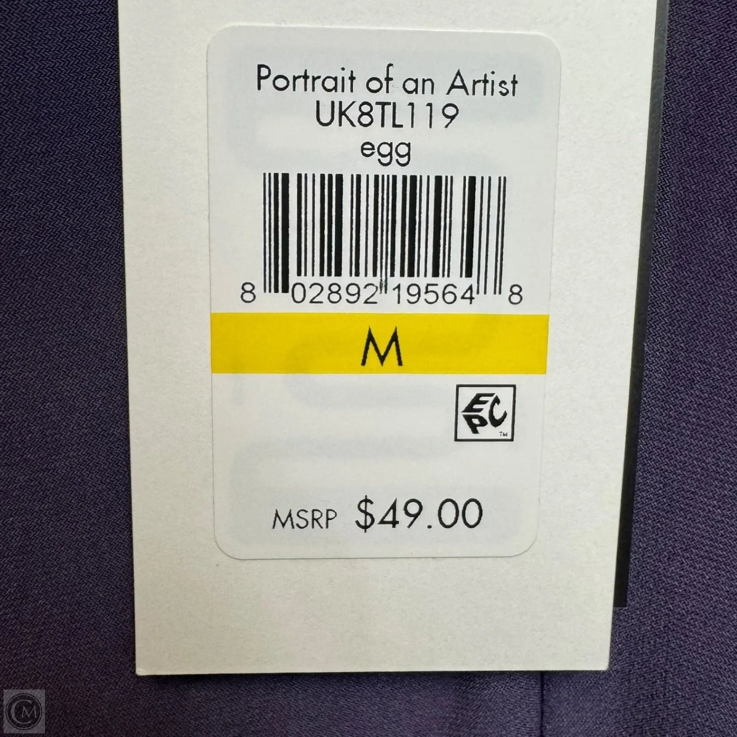 Portrait of An Artist Top Sleeveless By Dkny In Purple, Size: M