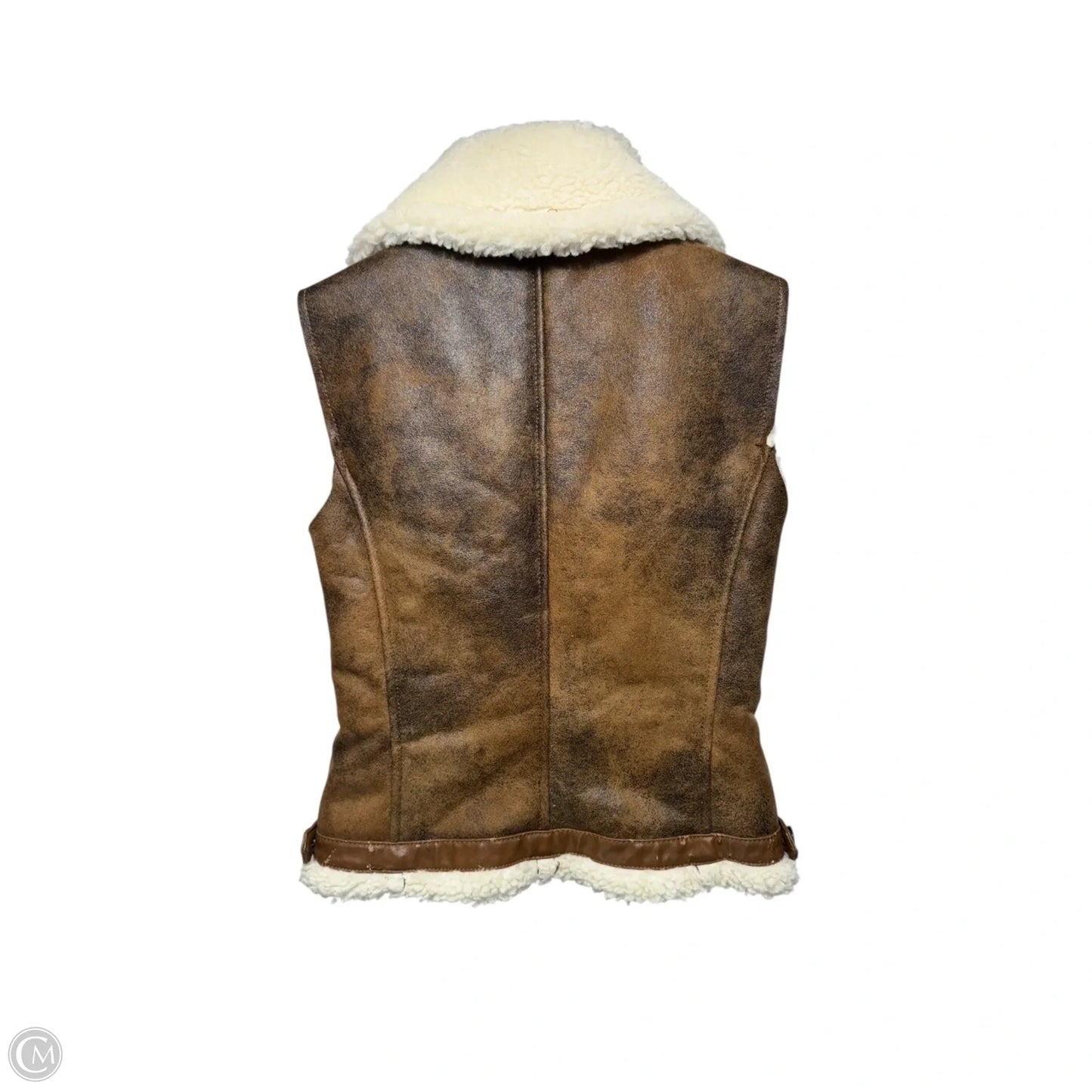 Vest Fleece By Michael By Michael Kors In Brown, Size: M
