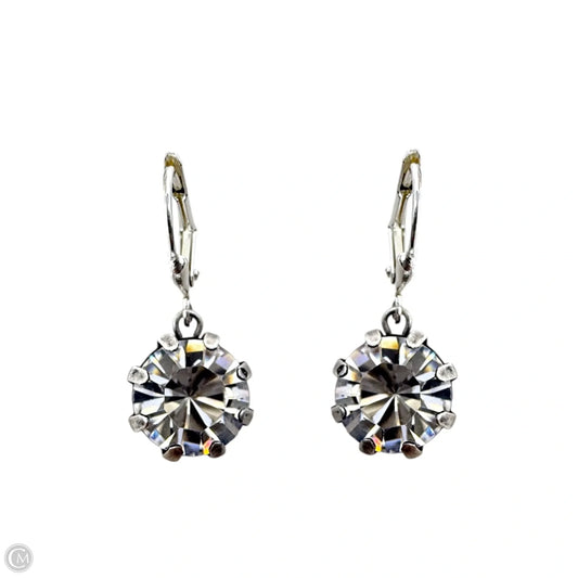 Crystal Leverback Earrings