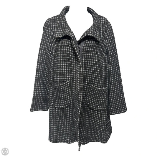 Coat Wool By Babette In Black & White, Size: Xs