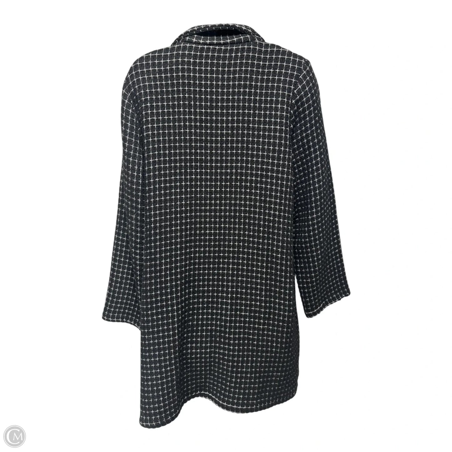 Coat Wool By Babette In Black & White, Size: Xs
