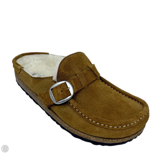 Buckley Shearling Clogs By Birkenstock In Tan, Size: 6