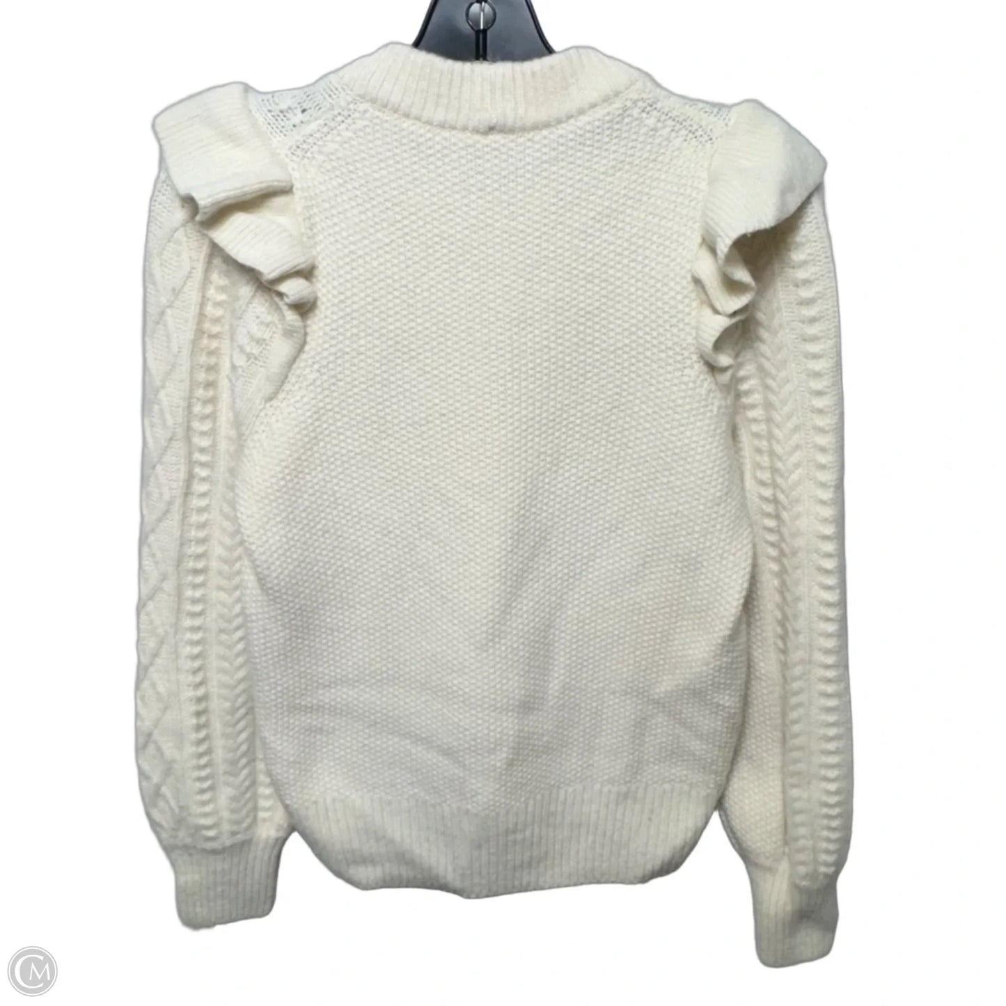 Wool Blend Sweater By Madewell In Cream, Size: S