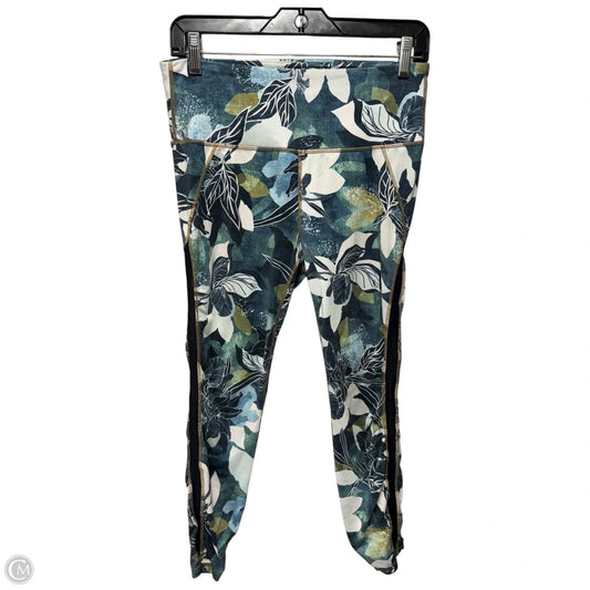 Athletic Leggings By Athleta In Floral Print, Size: M