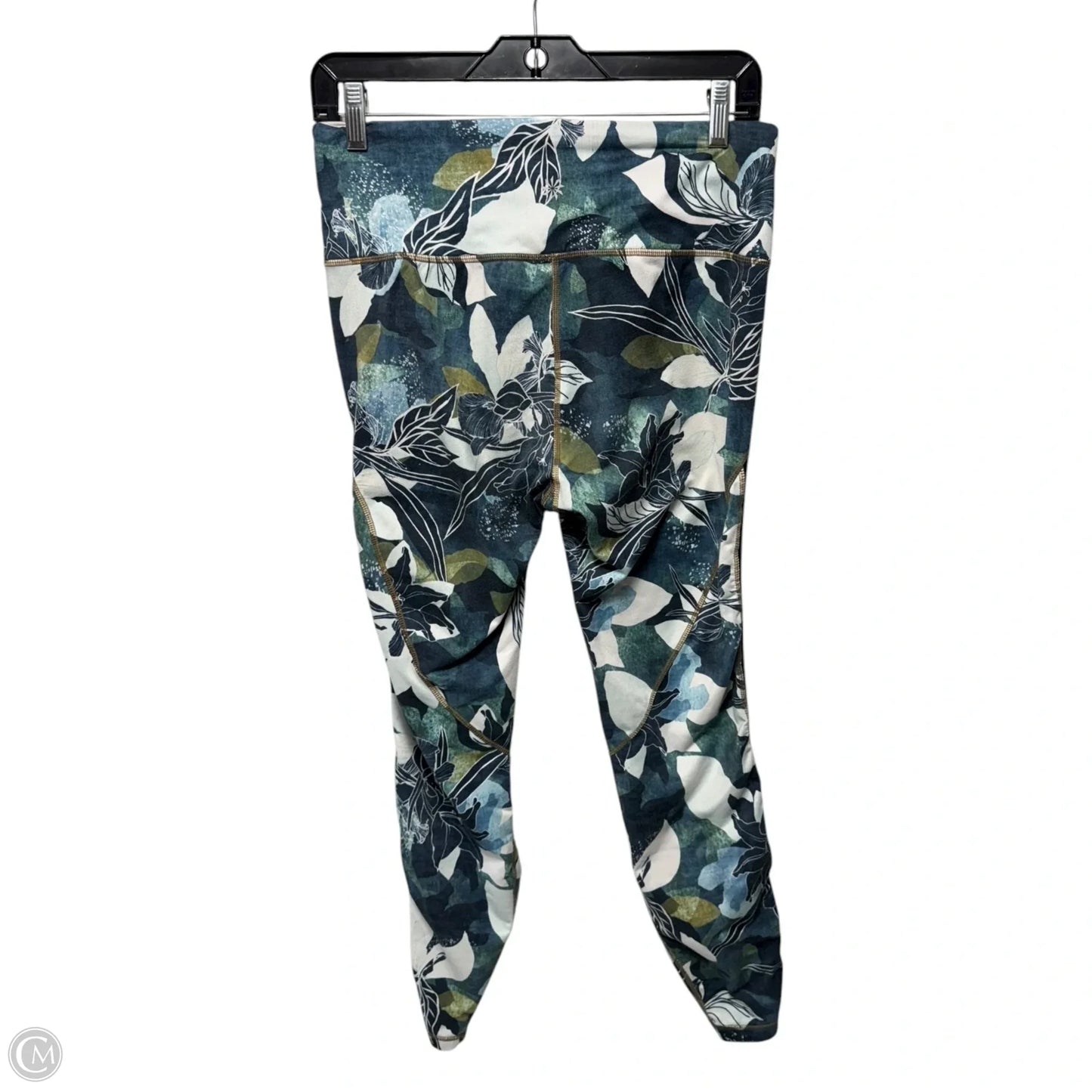 Athletic Leggings By Athleta In Floral Print, Size: M