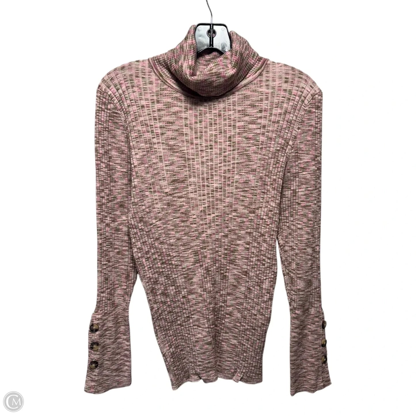 Top Long Sleeve By Anthropologie In Multi-colored, Size: Xl