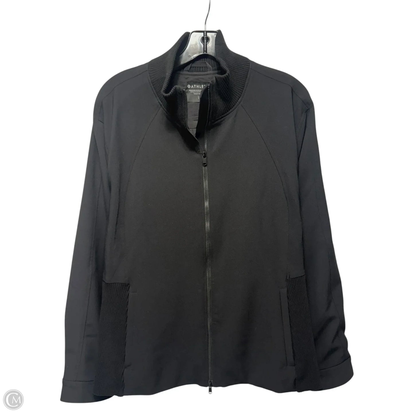 Athletic Jacket By Athleta In Black, Size: L