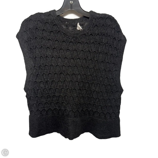 Mohair Sleeveless Sweater By Helmut Lang In Black, Size: S