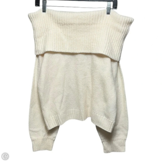 Sweater By Abercrombie And Fitch In Cream, Size: M