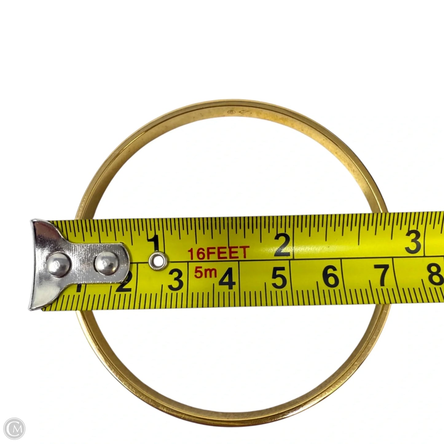 Crystal Gold Tone Bangle Bracelet By Swarovski