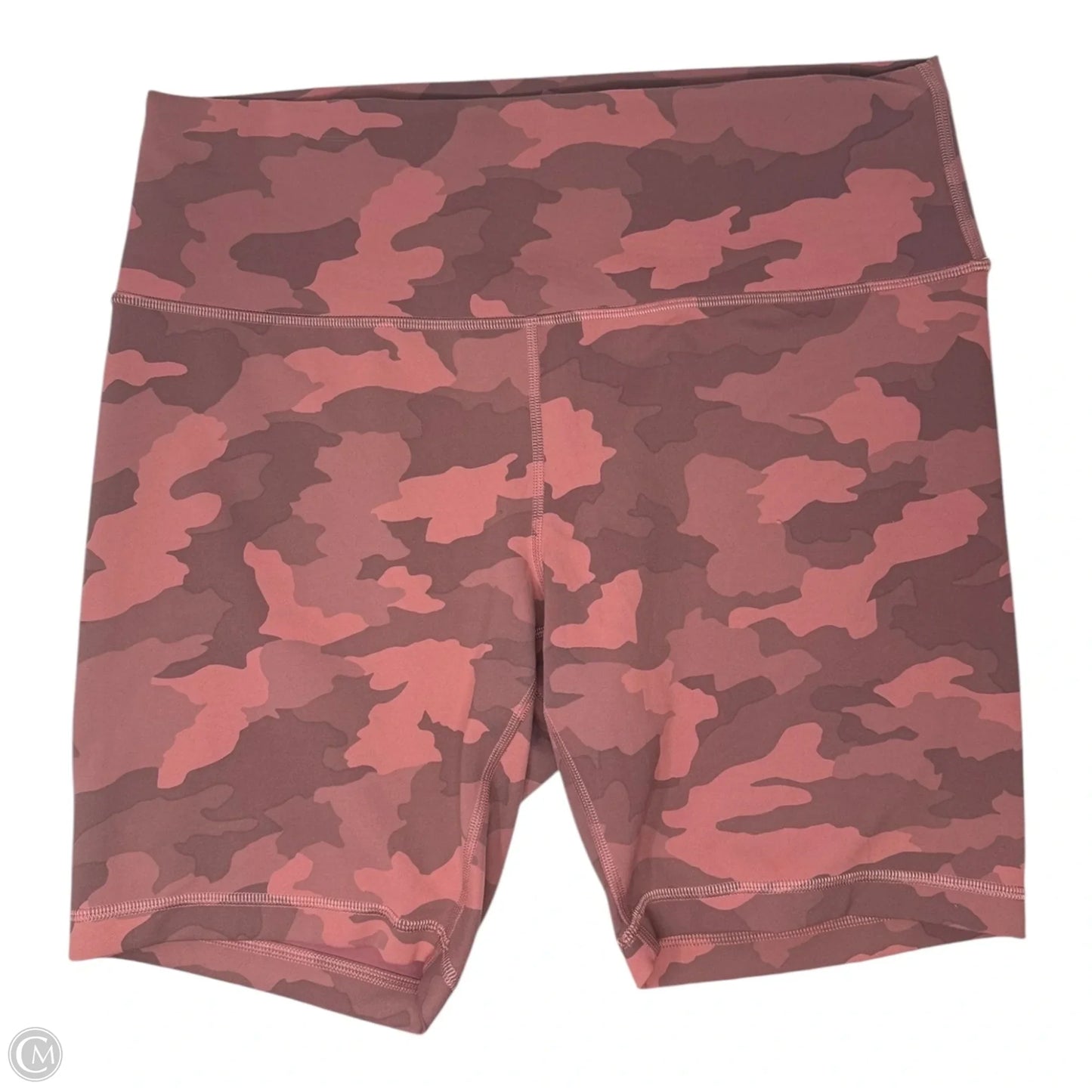 Athletic Shorts By Lululemon In Camouflage Print, Size: 14