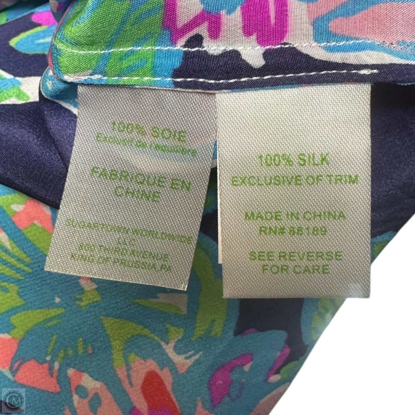 Iona Sleeveless Silk Top Designer By Lilly Pulitzer In Crossed Lions Engineered, Size: L