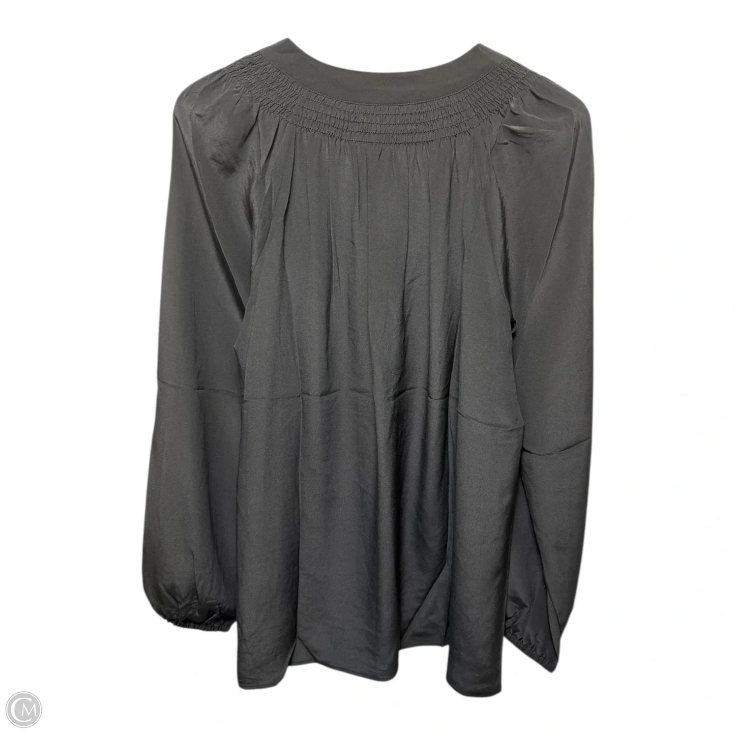 Elsa Silk Top Designer By Lilly Pulitzer In Black, Size: L