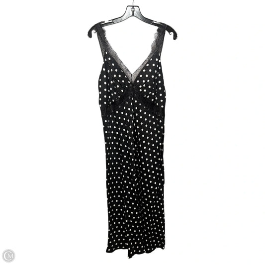 Kennedy Lace Trim Dress By Lucy Paris In Polkadot Pattern, Size: L